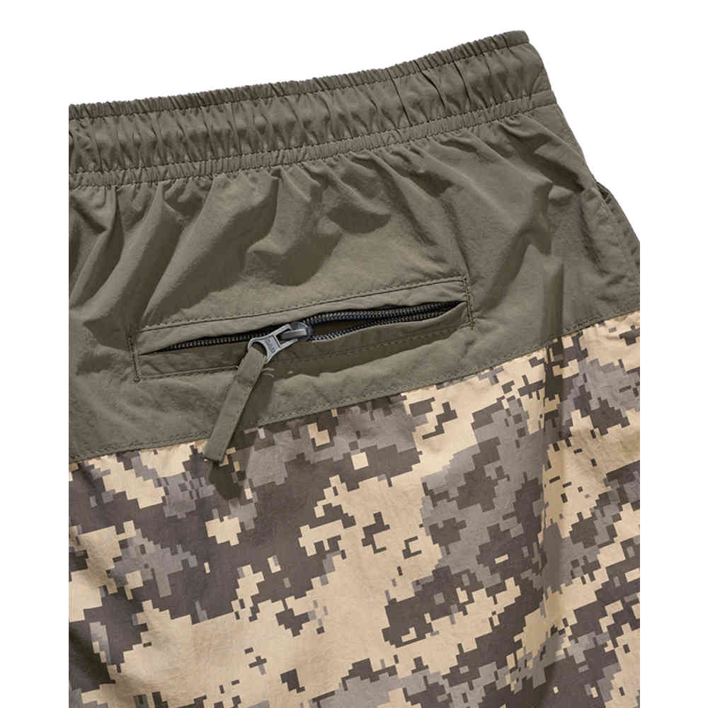 Brandit - Basic Zwemshorts - Olijfgroen/Bruin